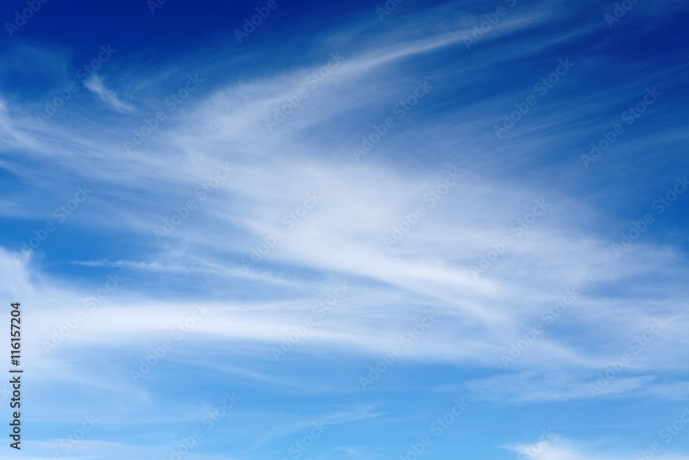 stratocumulus clouds and the dark blue sky stratocumulus clouds and the dark blue sky