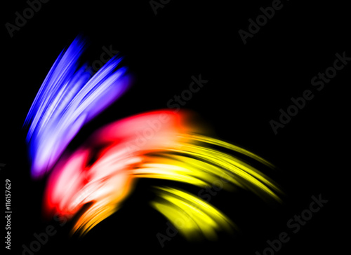 Abstract Beautiful Dynamic Colorful Background