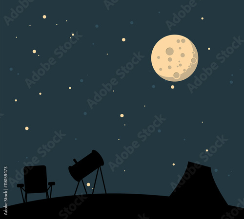 watching night sky