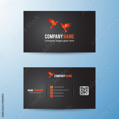 Business card template