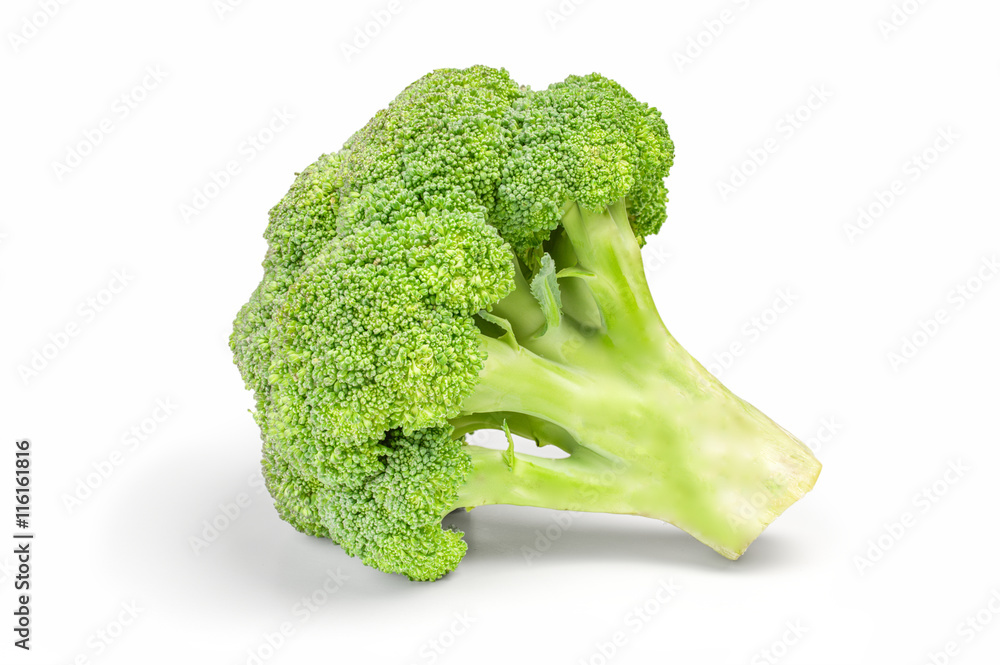 Fresh broccoli cabbage isolated on white background Fresh broccoli cabbage isolated on white background
