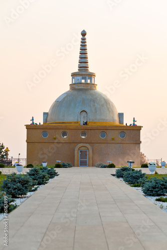 Attractions on site for a Buddhist temple. photo