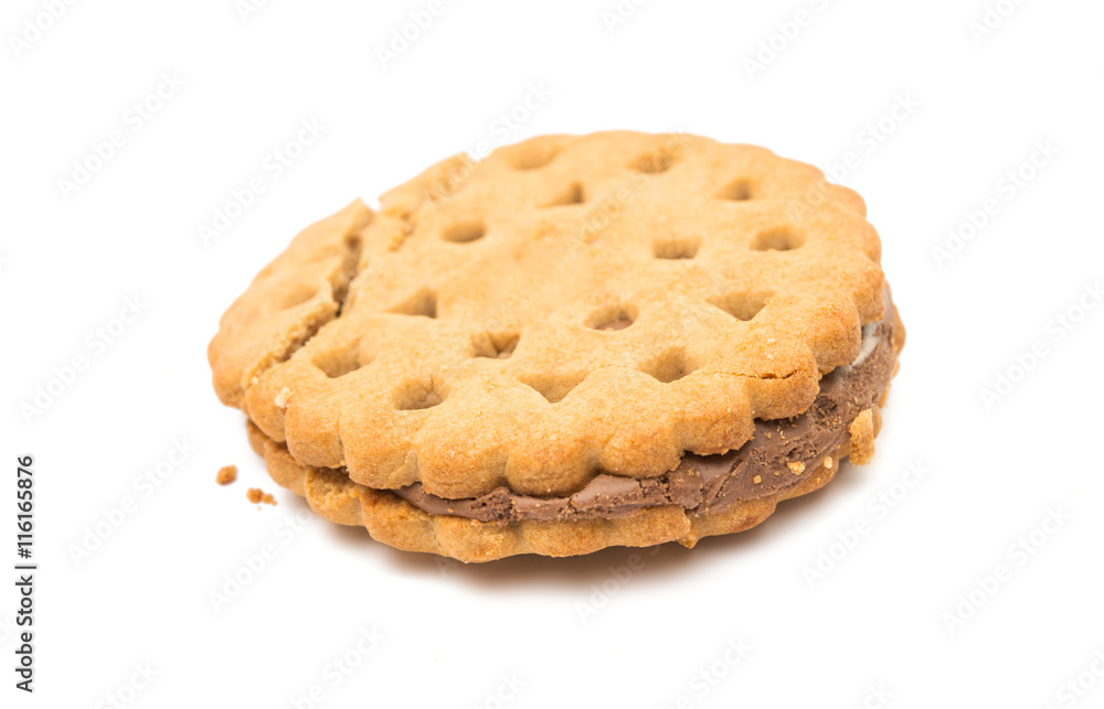 Sandwich cookies with chocolate cream Sandwich cookies with chocolate cream