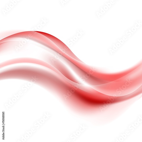 Abstract light red wavy lines background