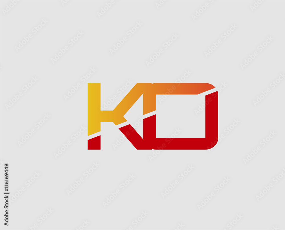 KD company linked letter logo
KD company linked letter logo