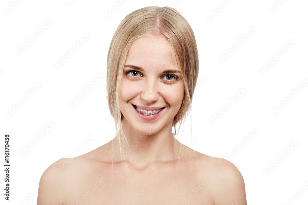 girl with braces girl with braces