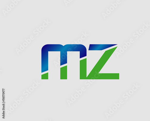 MZ company group linked letter logo 