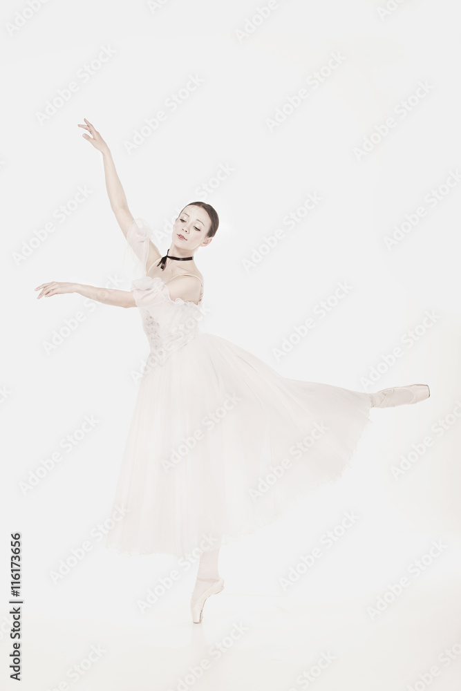 Romantic Beauty. Retro Style ballerina Romantic Beauty. Retro Style ballerina