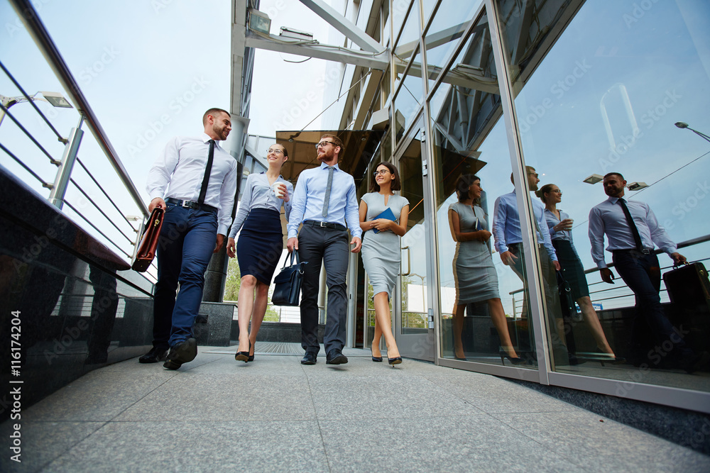 Naklejka premium Young specialists