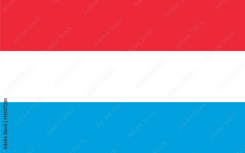 Fototapeta premium Flag of Luxembourg
