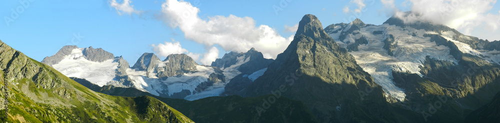 Peaks of mountains, Caucasus