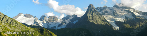 Peaks of mountains, Caucasus