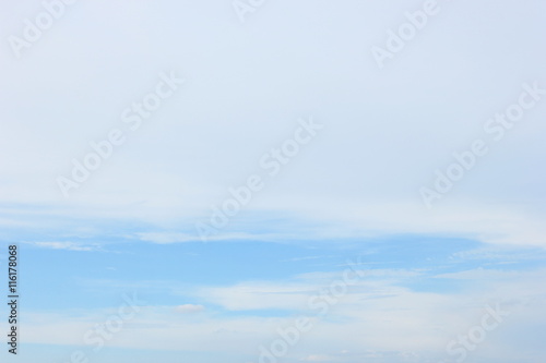 Soft cloud blue sky