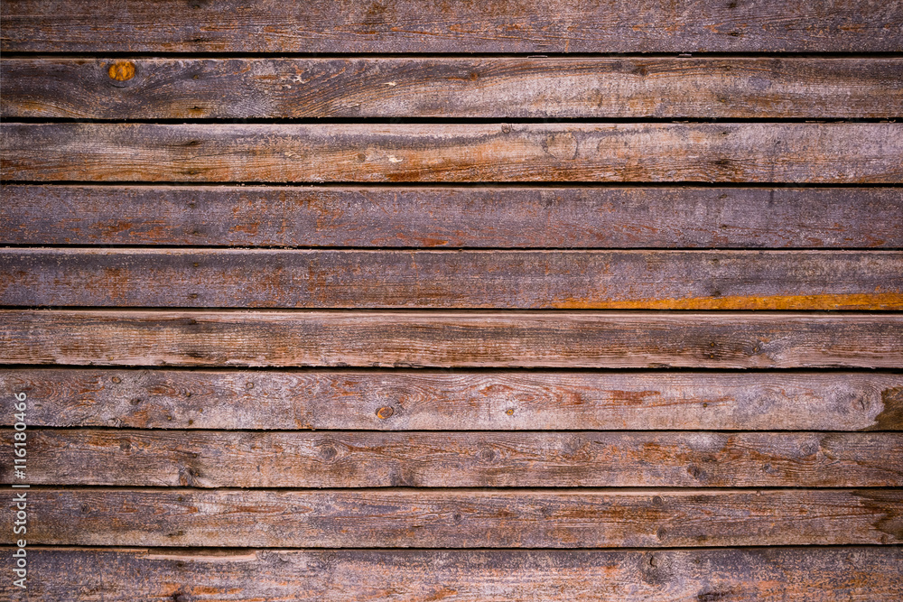 Fototapeta premium Wooden planked texture as background