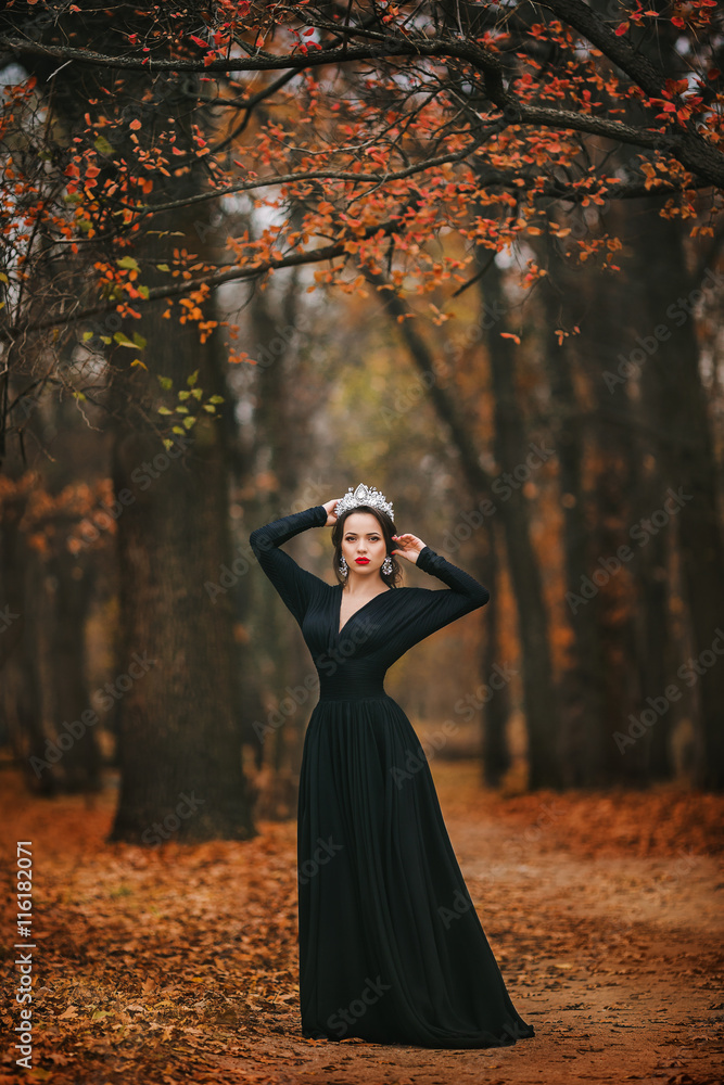 Portrait of beautiful young woman with makeup in fashion clothes Portrait of beautiful young woman with makeup in fashion clothes