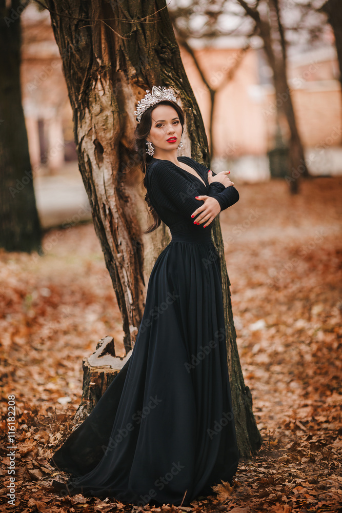 Portrait of beautiful young woman with makeup in fashion clothes Portrait of beautiful young woman with makeup in fashion clothes