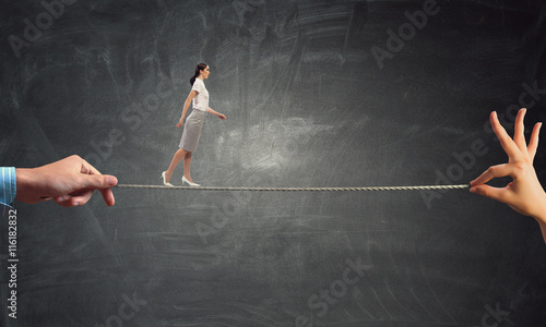 Foto Not afraid to risk . Mixed media