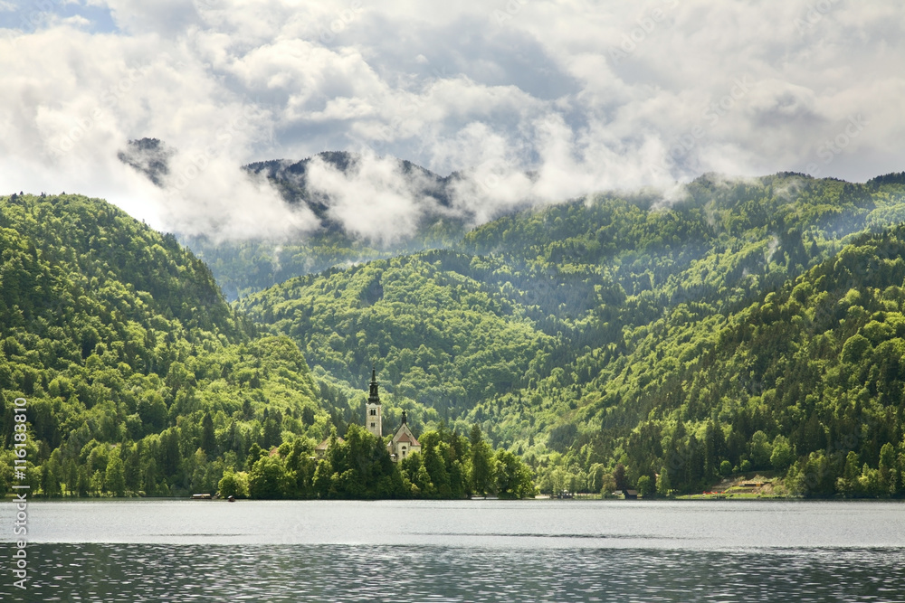 View of lake Bled. Slovenia