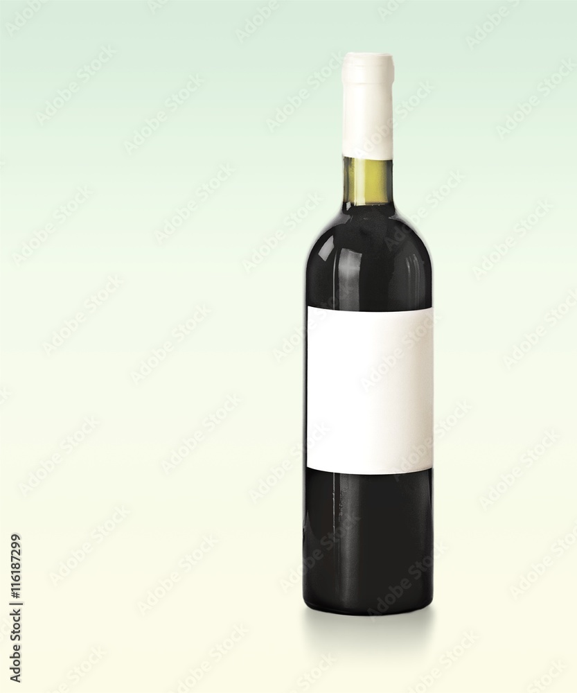 Fototapeta premium Wine bottle.