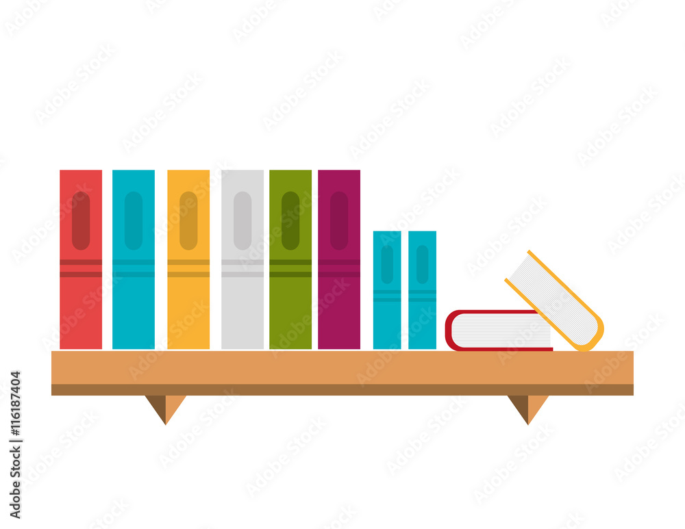 office bookcase isolated icon design, vector illustration graphic office bookcase isolated icon design, vector illustration graphic