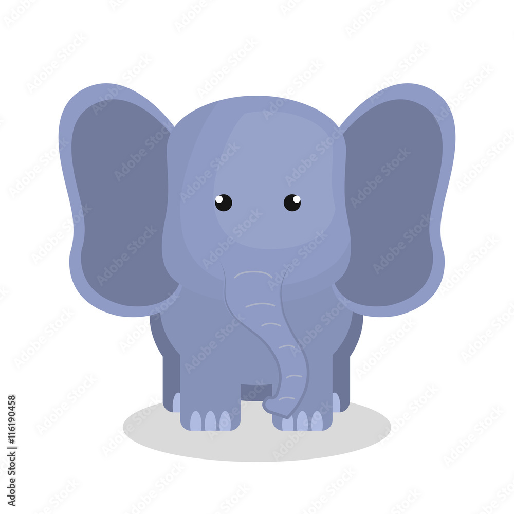 cute elephant isolated icon design, vector illustration graphic cute elephant isolated icon design, vector illustration graphic
