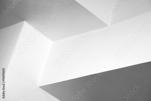 Wallpaper Mural Abstract architecture background, white interior Torontodigital.ca