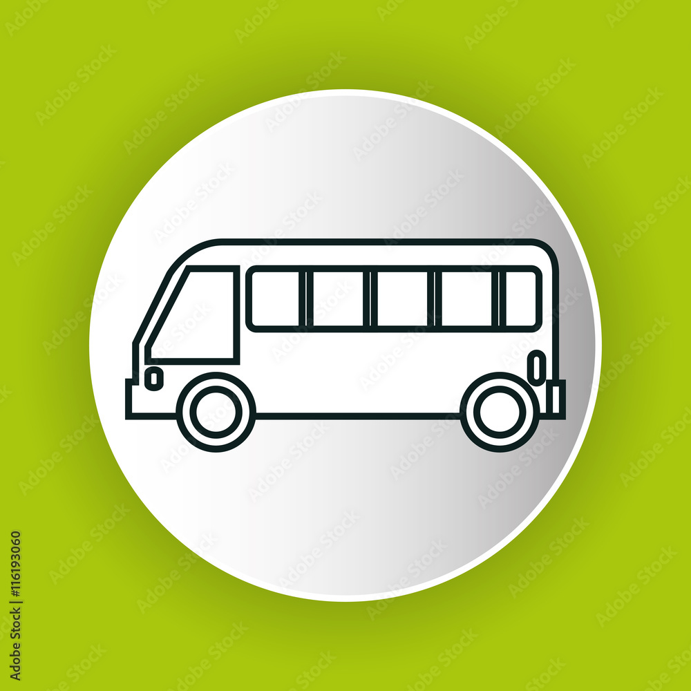 bus icon over circle isolated design, vector illustration graphic bus icon over circle isolated design, vector illustration graphic