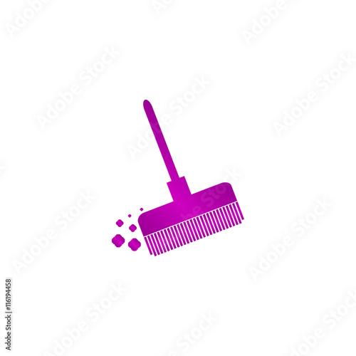 Broom vector icon