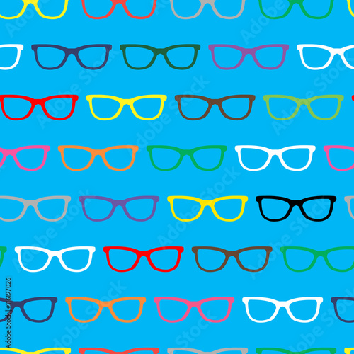 glasses seamless pattern