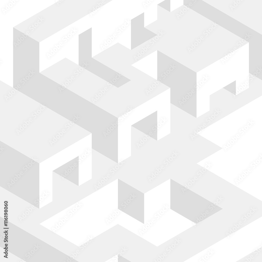 Monochrome volumetric geometric shapes. Monochrome volumetric geometric shapes.