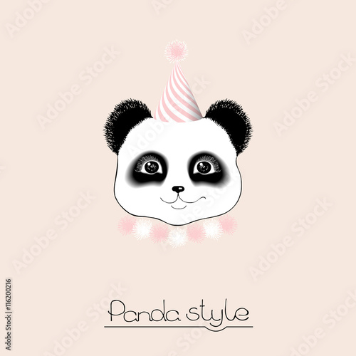 Fototapeta Naklejka Na Ścianę i Meble -  cute panda