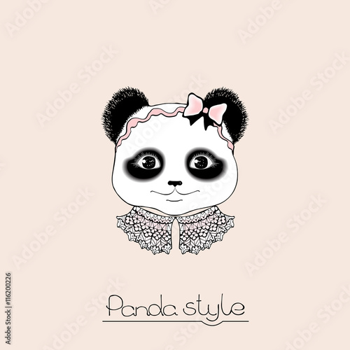 Fototapeta Naklejka Na Ścianę i Meble -  cute panda