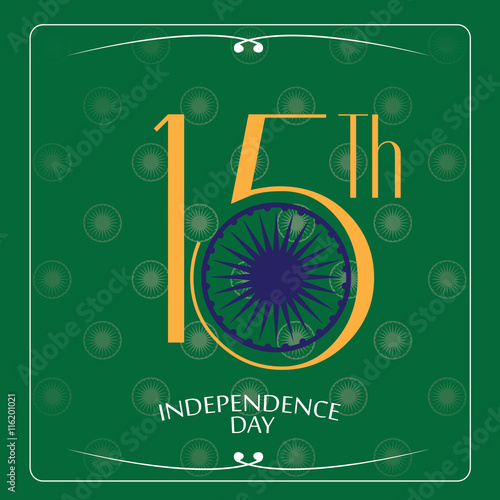 Wallpaper Mural Independence day of India, Vector illustration Torontodigital.ca