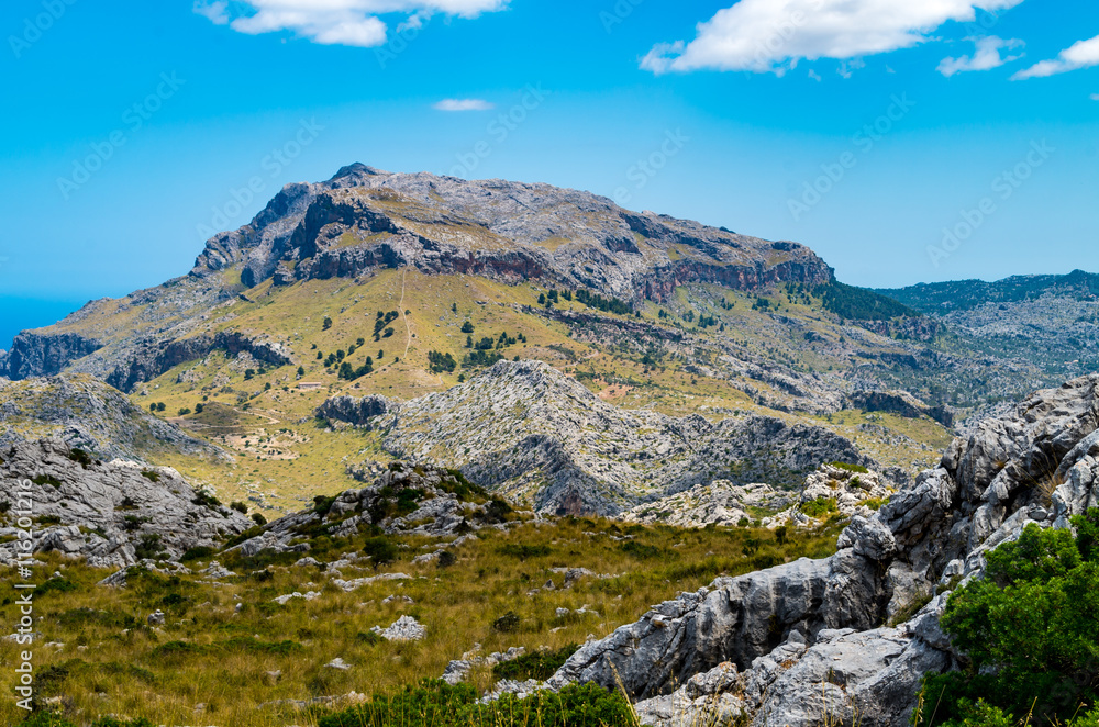 Sa Calobra in Serra de Tramuntana - mountains in Mallorca, Spain Sa Calobra in Serra de Tramuntana - mountains in Mallorca, Spain