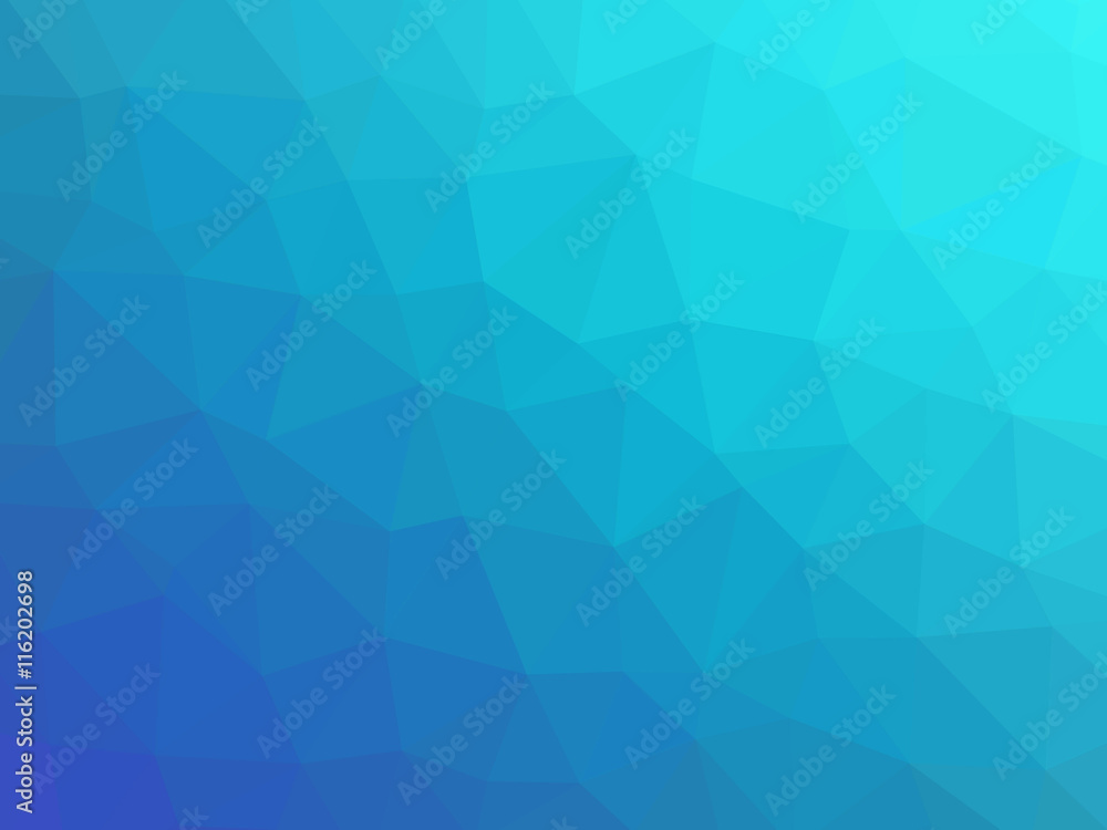 Blue teal gradient polygon shaped background Blue teal gradient polygon shaped background
