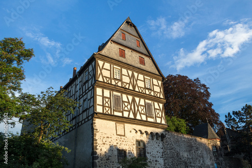 historic city gruenberg hessen germany photo