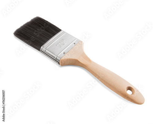 Paint brush, isolated on a white background.
