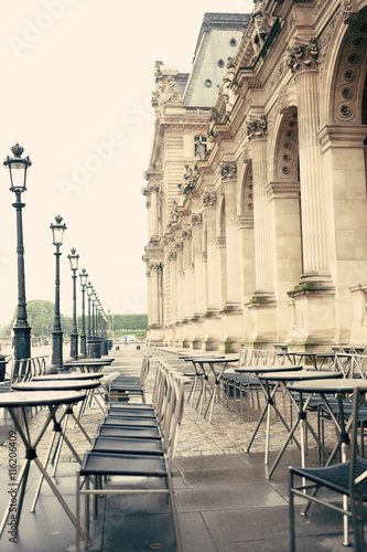 Paris street cafe