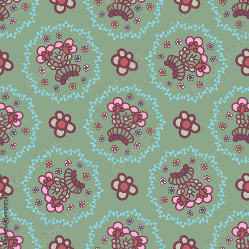 Seamless Floral Pattern for Design