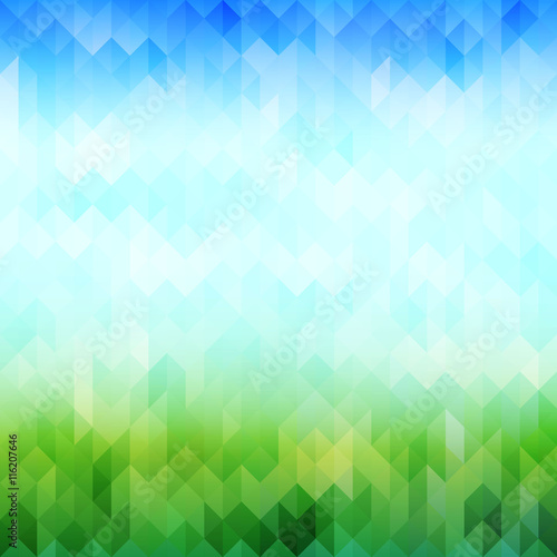 Mosaic field background