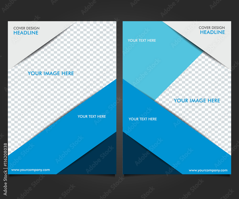 Flyers Design Template, Business Brochure Report, Magazine Poster and Cover Book Portfolio Presentation