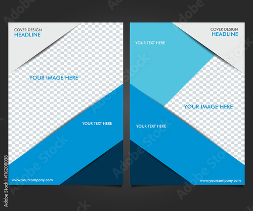 Flyers Design Template, Business Brochure Report, Magazine Poster and Cover Book Portfolio Presentation