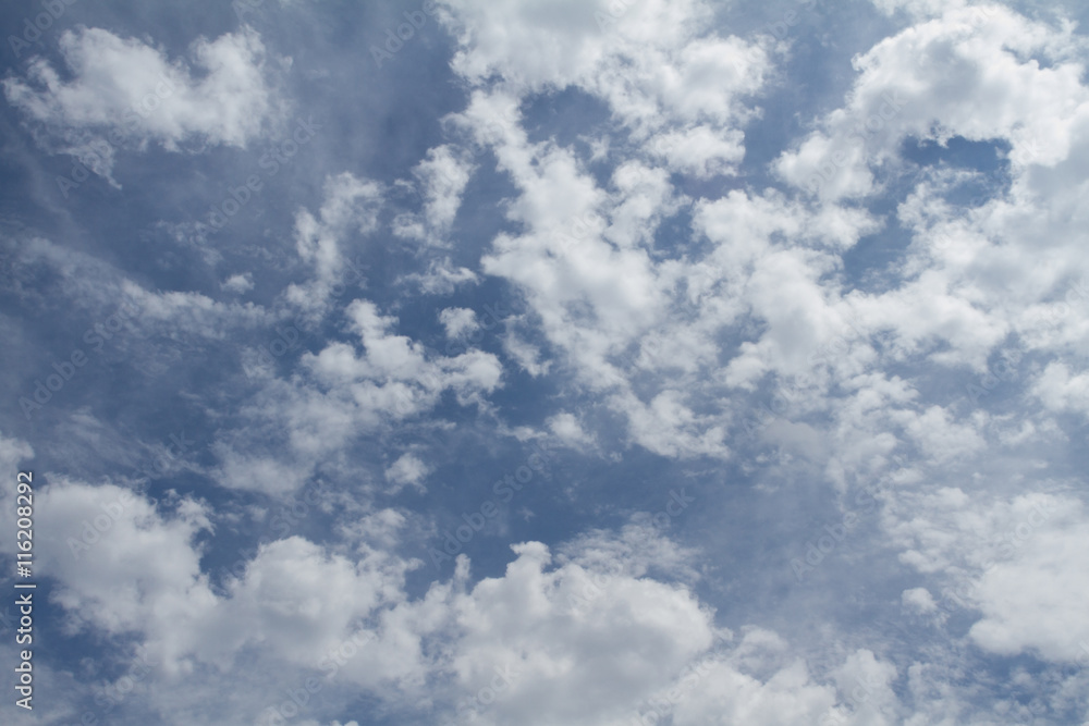 Obraz premium white clouds in a blue sky
