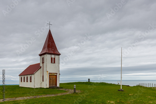 Church of Helena at Snaefellsness Iceland

