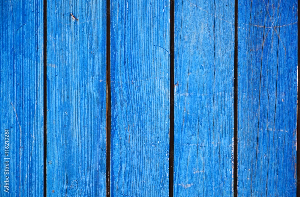 Fototapeta premium Peeling paint on grunge wooden surface