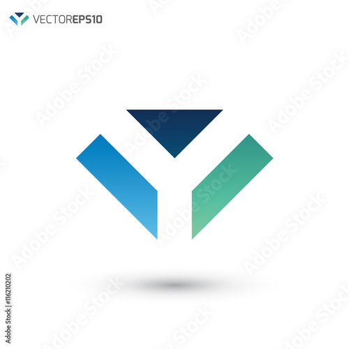Diamond Super Letter Y Logo