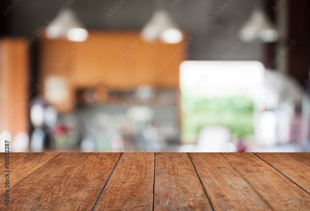 Tabletop with abstract blur coffee shop background Tabletop with abstract blur coffee shop background