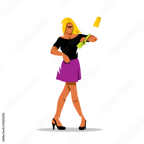 Vector Bartender. Virtuoso cocktails at the bar. Cartoon Illustration.