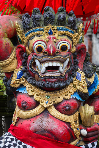 Balinese God statue in Central Bali temple. Indonesia © OlegD