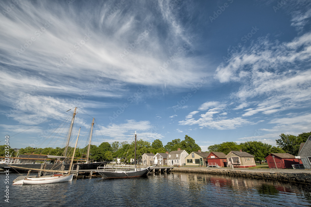 Historical Seaport in Mystic Connecticut